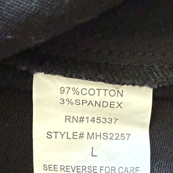 Black Pleated Mini Skirt Cotton Spandex Large Streetwear Goth Punk - Picture 11 of 12